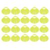 20PCS Football Training Markers Multifunction PE Soccer Training Disc Cone Set for Kids Novice