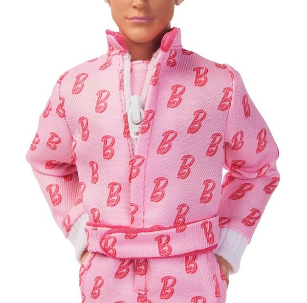 Кукла Barbie Movie Ken Кинофильм Розовый комбинезон буква B JCP80