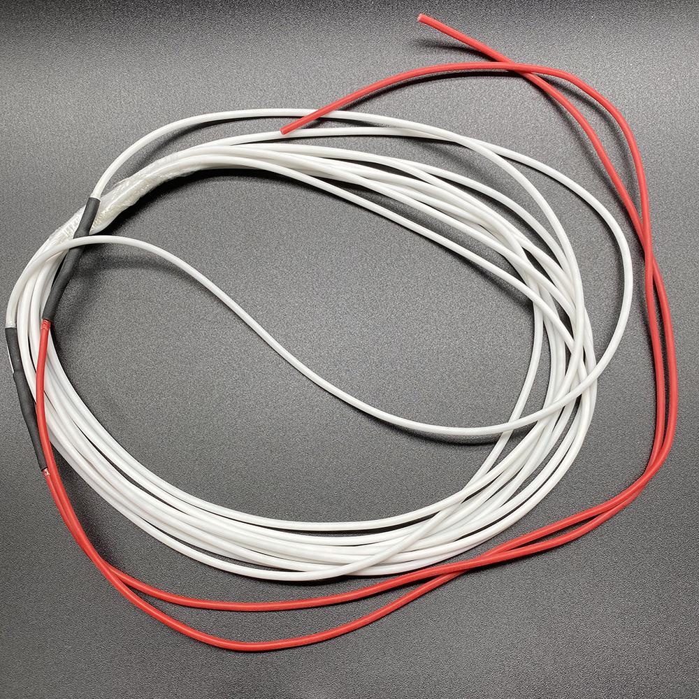 24 В предварительно собранный нагревательный провод, изоляционная плата, татами, электрический силиконовый резиновый нагревательный кабель с подключенным электрическим проводом 40 см