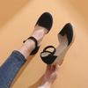 Fashion Women Platform Wedge Linen Sandals Fast Shipping Versatile Braided Buckle Breathable Wedge Sandals High-Heeled Shoes SandáLias