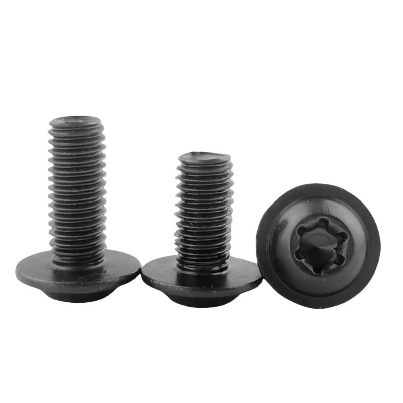 304 Torx Винт M4 M5 M6 M8 из нержавеющей стали черного цвета Torx Винт с шайбой для мотоцикла, скутера, квадроцикла, мопеда, пластиковая крышка