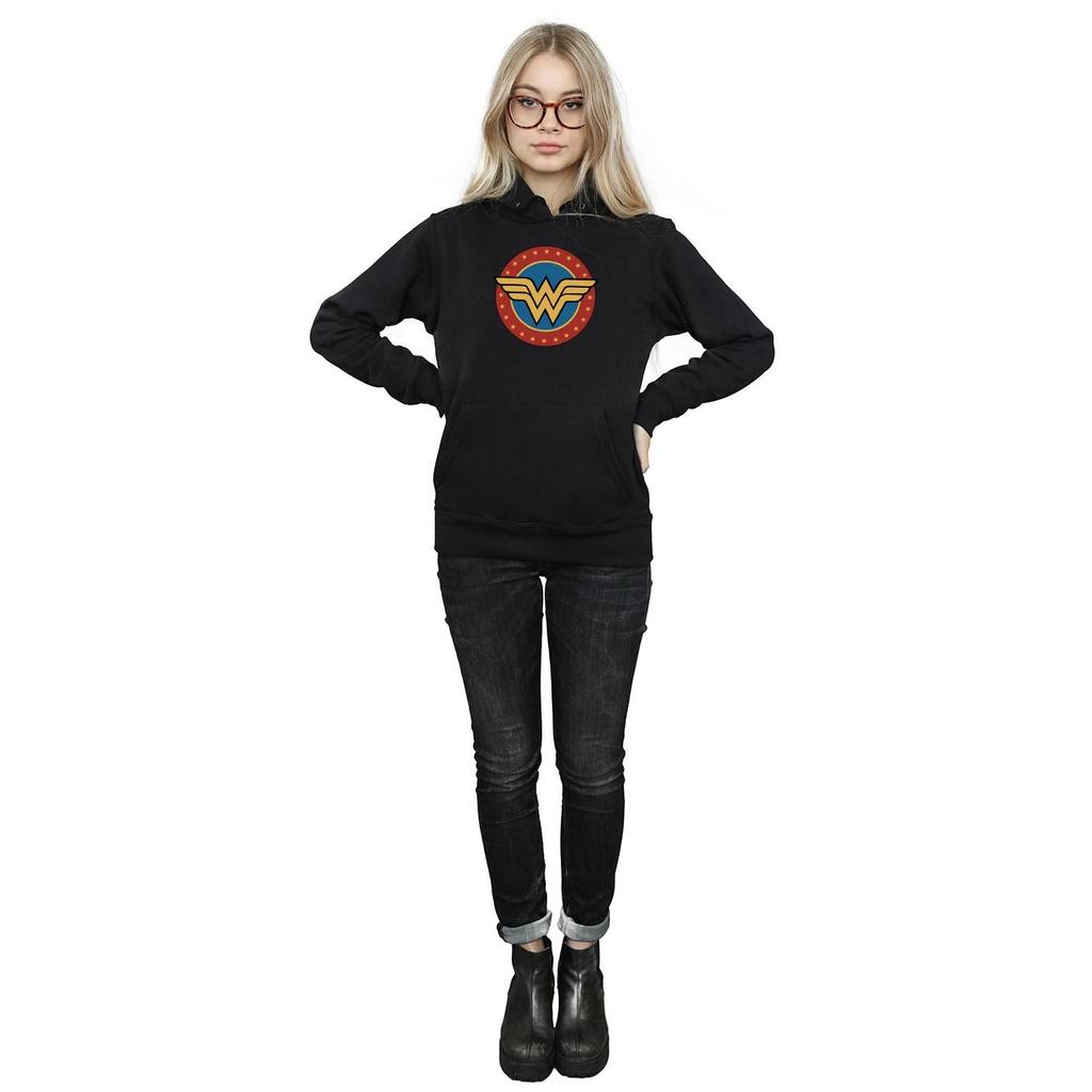 DC Comics Womens/Ladies Wonder Woman Circle Logo Hoodie