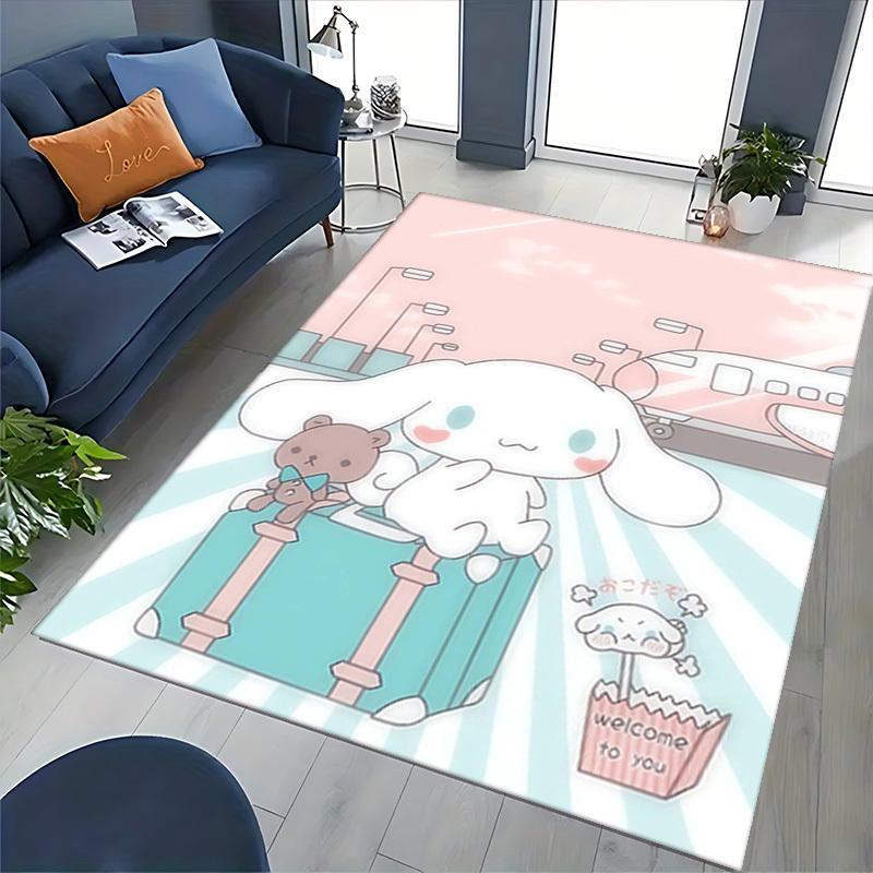 Anime Cartoon Design Chair Mat - Non-Slip Carpet for Office Chairs, Festival Gift, Suitable for Home Decorations, Living Room, Bedroom, Gaming Room, D