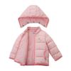 Пуховик для [MIKI HOUSE] мальчиков, девочек, младенцев, детей, детская одежда, пальто, верхняя одежда, 13-3702-459, 90 см, белый/розовый