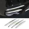 4Pcs ABS Chrome Front Fog Lamp Cover Trim Car Styling For Mercedes Benz E Class W213 E200 E300 2016-