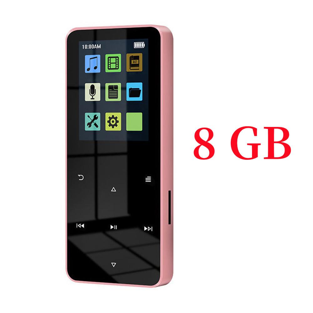 Mp3/mp4-плеер со встроенным динамиком Bluetooth 5.0, сенсорная клавиша, FM-радио, воспроизведение видео, электронная книга, Hi-Fi, металлический мини-плеер Walkman, поддержка Tf-карты