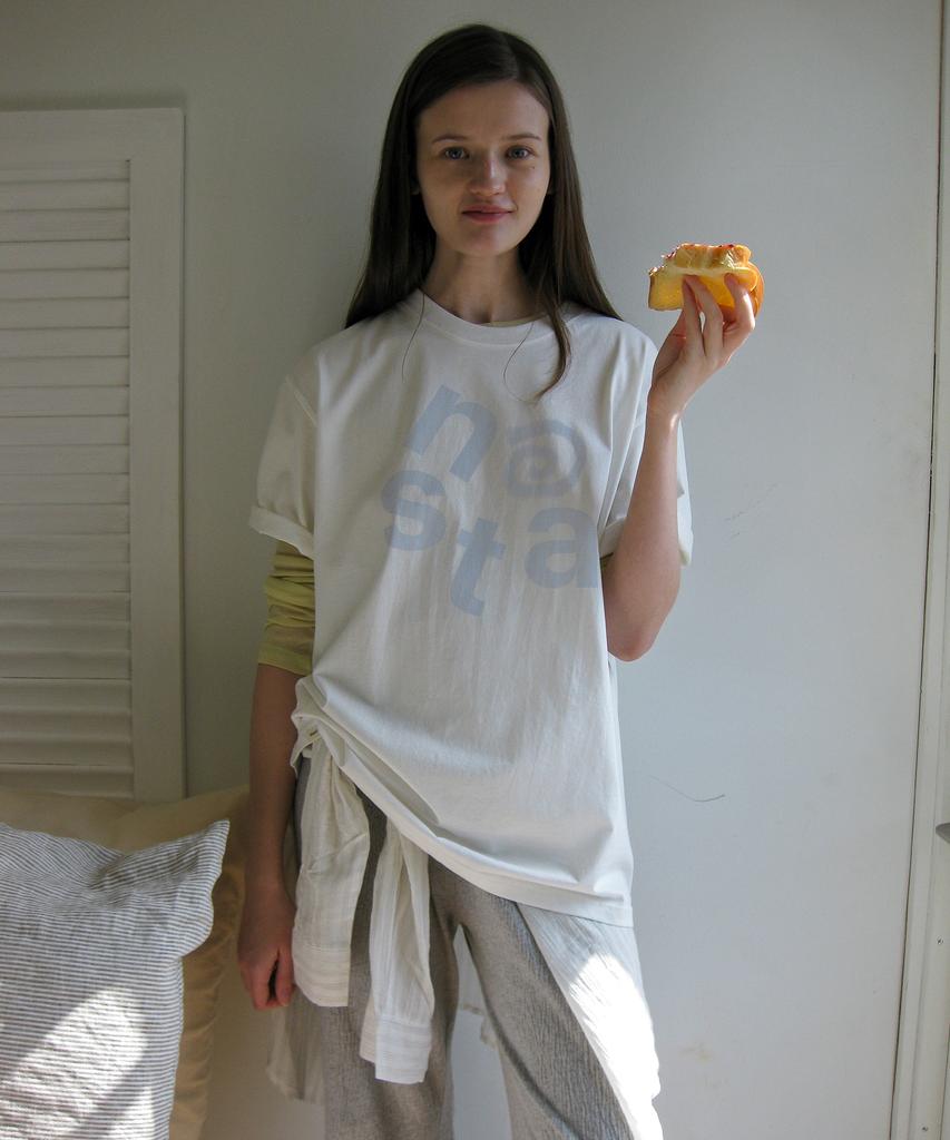 NAATS At Logo Oversized T-Shirt, White