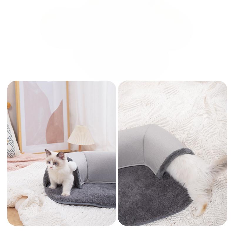 Кошачье гнездо, кошачий туннель, чувство безопасности, кошачий приют, закрытый, всесезонный, теплый, зимний, кошачья нора, товары для животных