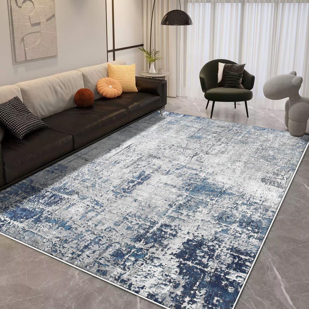 Light Luxury Splashing Ink Large Area Carpet Living Room Bedroom Decor Rugs Non-slip Floor Mat Lounge Rug Hotel Lobby Carpets