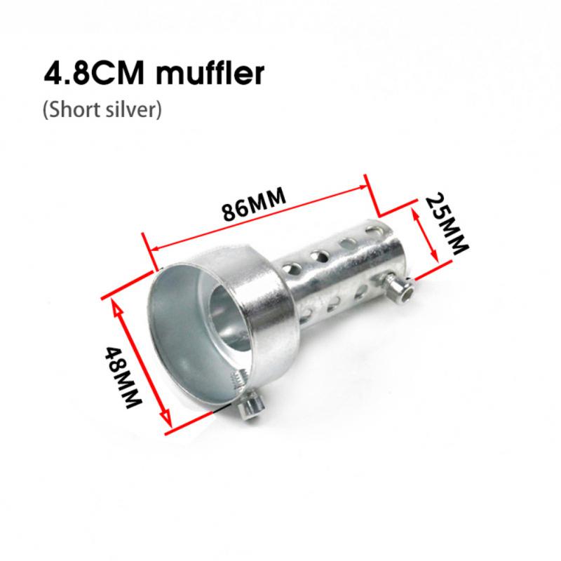 Motorcycle Exhaust Muffler DB Killer Silencer Iron Eliminator Sound Adjustable Universal Baffle Insert 35mm/42mm/45mm/48mm/60mm