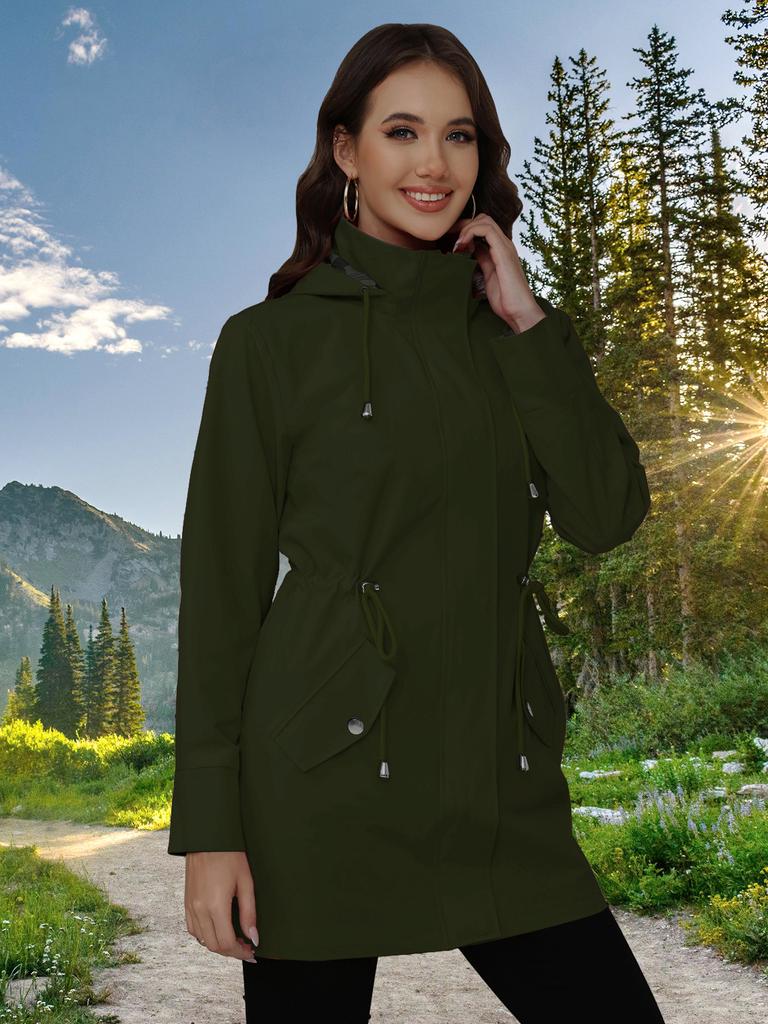 Женское красное длинное пуховое пальто с капюшоном и разными вариантами расцветок