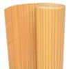 Double-sided Garden Fence PVC 90 X 500 Cm Yellow - VIDAXL - Garden Fence - Yellow - PVC