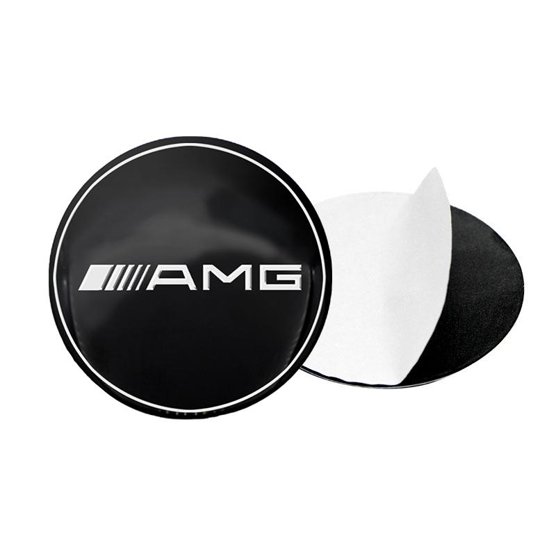 ABS4Pc Car Wheel Hub Center Cap Sticker Metal Emblem Sticker For Mercedes Benz W205 W177 W221 W220 W176 W212 W213 ML G63 E63 GT