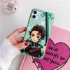 Cartoon Japan Anime Demon Slayer Case For Iphone 11 12 14 Pro Mini Xr Xs Max Se 2020 X 7 8 6 6s Plus 13 Kimetsu No Yaiba Bumper