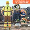 Waterproof Breathable Mesh Reflective Leg Gaiters High Visibility Tape Outdoor Safety Night Running Construction Work