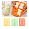 1PC Creative Bear Ice Block Mold Food Grade Silicone Household Ice Box Cartoon Ice Mold Easy Demolding Operation Comes