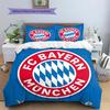 Custom Name FC Bayern Munich Bedding,Quilt Set Quilt Cover Pillowcase Home Birthday Gift(1 * duvet cover + 2 * pillowcase, without core) -HE60