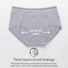 Mid Waist Pocket Physiological Panties Widened Side Leakage Prevention Women Panty Three Layers of Anti-leakage Lady Underwear Briefs