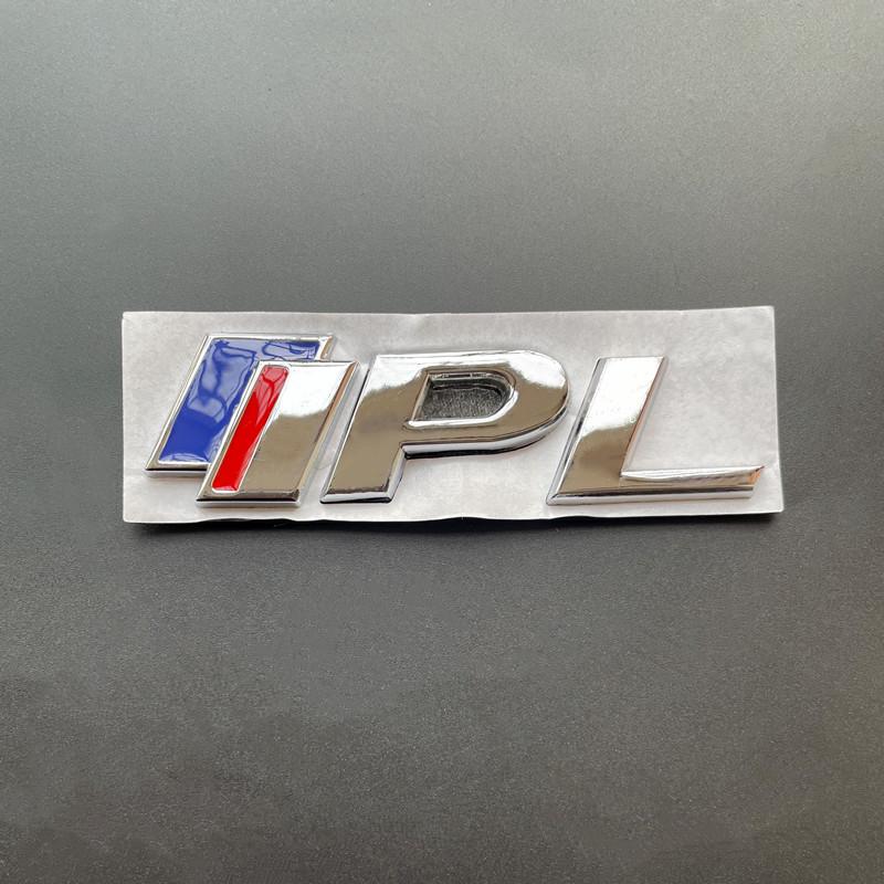 3D Metal S IPL Logo Grill Rear Trunk Side Fender Emblem Badge Sticker For Infiniti Q50 Q50S Q50L G37 Q30 Q70 G25 QX70 FX35 FX37 UU555