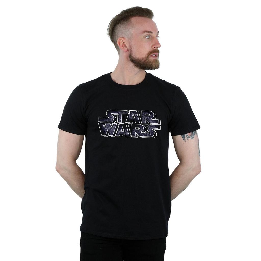 Star Wars Mens Hyperspace Logo T-Shirt