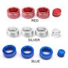to Install Aluminium Alloy Volume Control Decorative Ring 4PCS Air Conditioning Knob Automobile