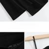 Black Flared Pants for Women, Autumn and Winter New High-Waisted Slimming Slightly Flared Pants, Floor-Length Straight Narrow Suit Pants