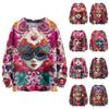 Детские толстовки Трикотаж для мальчиков и девочек Милые принтованные рубашки Круглый вырез Пуловеры Топы