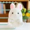 New Soft and Cute Spherical Plush Pendant Panda Doll Bunny Backpack Pendant Pink Pig Keychain Event Gift