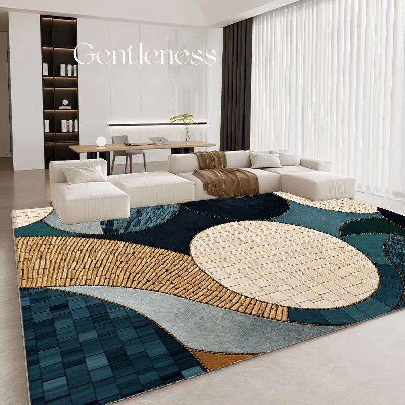 Nordic Carpet Living Room Geometry Decoration Carpets Modern Pattern Large Area Rug Bedroom Rooms Doorway Floor Mats Tapis Salon
