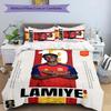 3pcs Yamal (13) Design Cover Set - HD Printed Bedding with 1 Cover and 2 Pillowcases - Perfect for Home and Dorm Decor