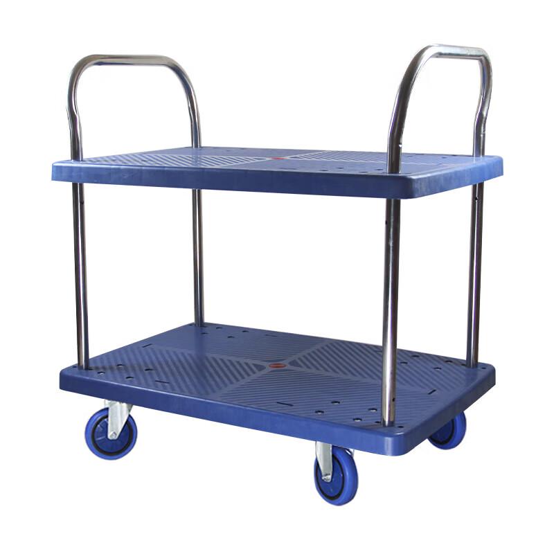 JINOHO Double-Layer Material Handling Cart