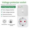 Automatic Voltage Protector Socket Switcher EU/US/UK Plug 3680W Power Voltage Safe Protector Relay Socket Electrical Stabilizer