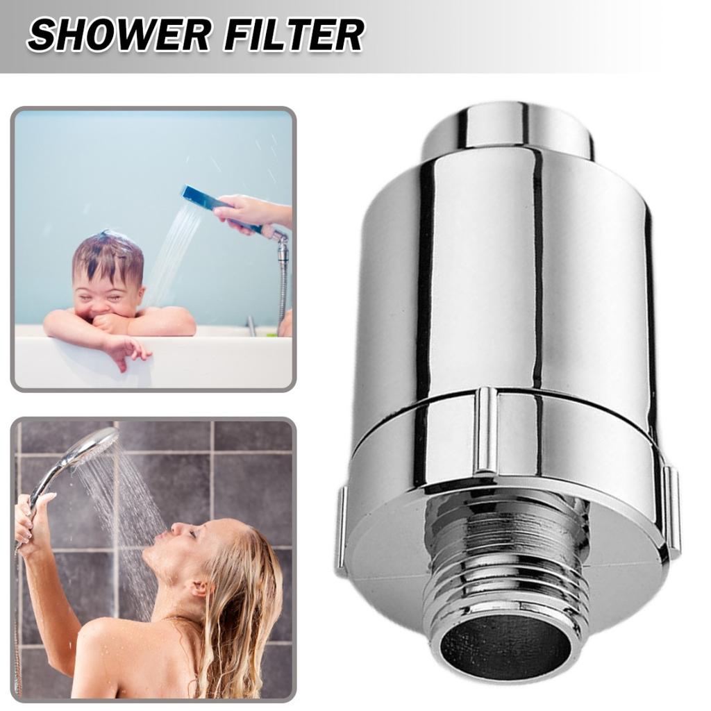 Универсальный фильтр для воды для душа Beishu, встроенный смягчитель жесткой воды с удалением хлора