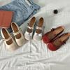 Mary Jane women's shoes new summer retro versatile shallow mouth with skirt Doudou shoes soft sole single shoes women