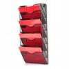 Elegant Wall-Mounted Organizer, Document Shelves, 8-Shelf Organizer