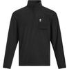 Outdoor Urban Series Half-Zip Logo Pullover Long Sleeve Sweatshirt Men Sweatshirt Black 1389296-001