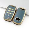 3 кнопки дистанционного держателя брелока для KIA Sid Rio Soul Sportage Ceed Sorento Cerato K2 K3 K4 K5 мягкий TPU складной чехол для автомобильного ключа