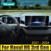Для Haval H6 3rd Gen GT 2021 2022 2023 2024 PHEV автомобильный GPS-навигатор закаленная пленка наклейка на экран дисплея приборной панели
