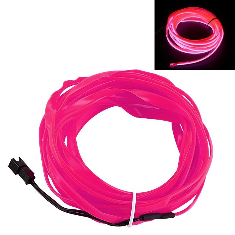 Автомобильный салон светодиодный декоративный светильник 5M EL проводка неоновая лента для авто DIY гибкий окружающий свет USB вечеринка атмосфера диод