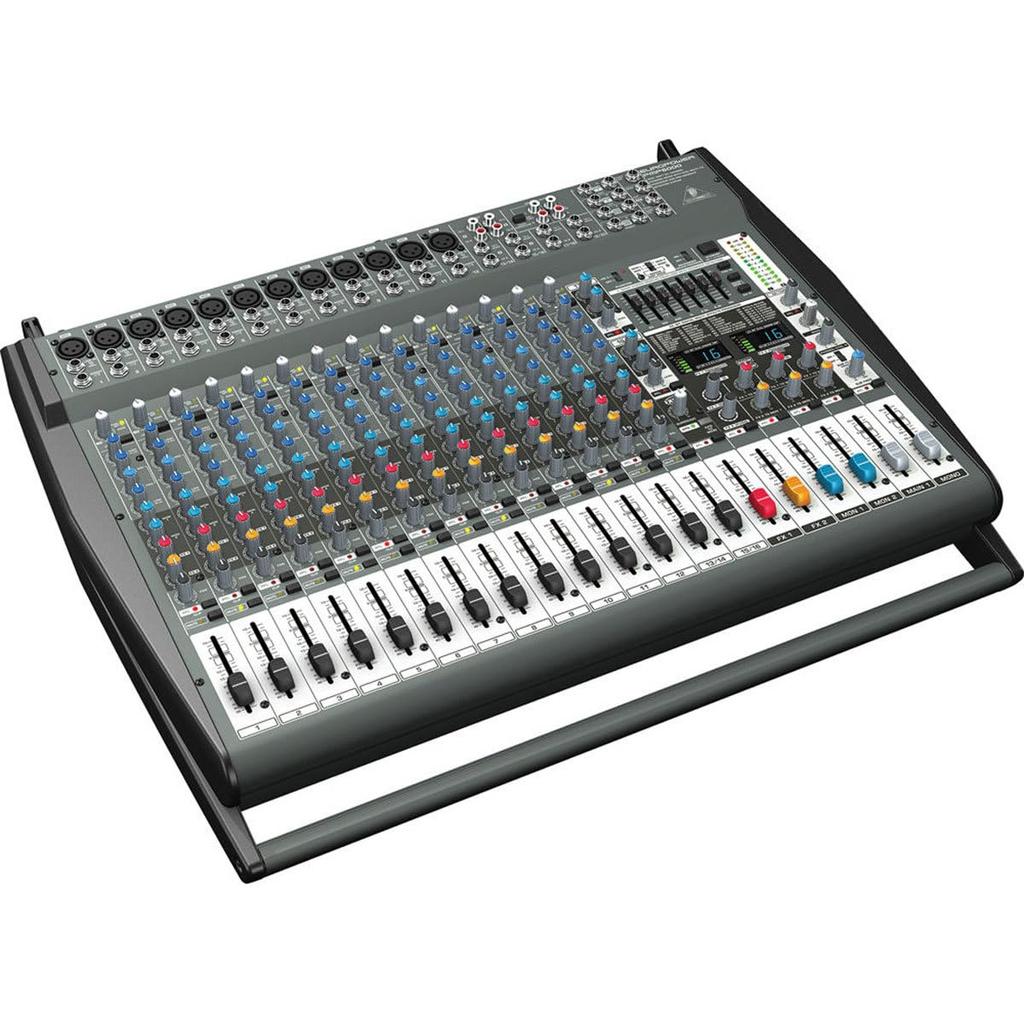 Behringer Powered Mixer 2 X 800W 20ch High Quality Mic Preamp Graphic EQ FBQ Function Equipped with FX PMP6000