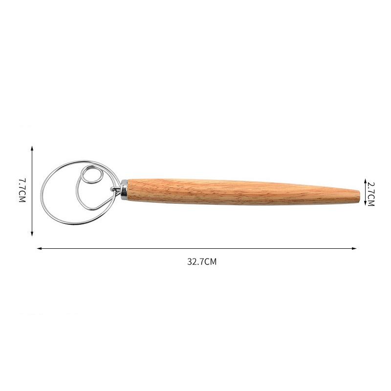 LMETJMA Премиум нержавеющая сталь хлеборезка с 5 сменными лезвиями изогнутый багетный хлеборезка с деревянной ручкой JT172
