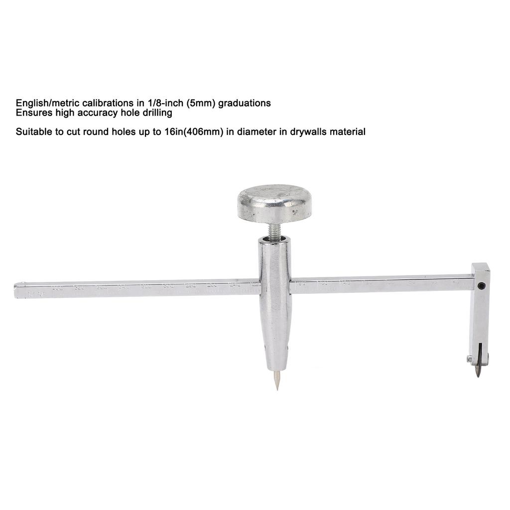 Tools  Hole Cutter Dry Wall  Hole Cutter Steel Shaft Plasterboard Saw Adjustable Pivot Point  Tools