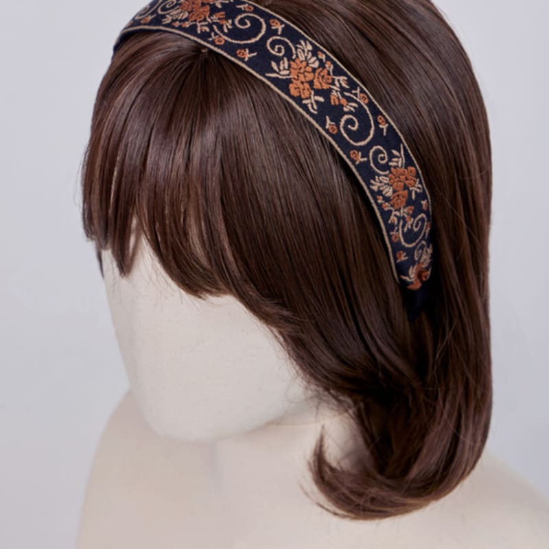 MAIA Повязка на голову из розовой лозы P - Коричневый