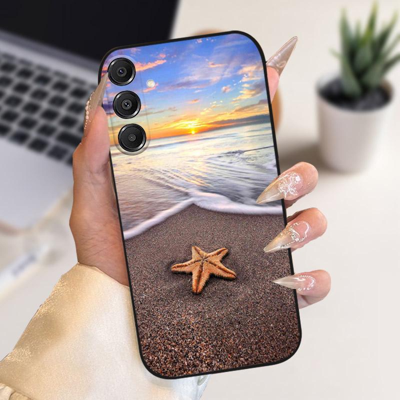 Чехол-бампер для Samsung Galaxy A17, мягкий силикон + ТПУ, противоударный, для GalaxyA17 5G, защитный корпус телефона, A 17, мультяшный, Capa