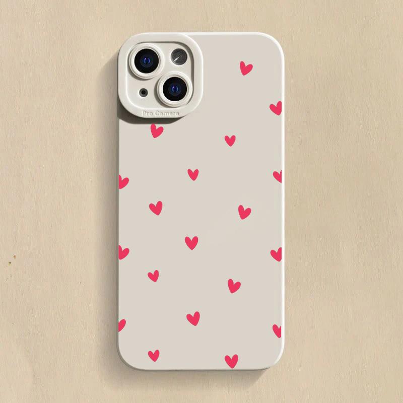 Black Love Heart Phone Case For Mi 14 13 12T 13T 11T Pro 11 Lite 5G NE Poco F6 F5 X5 X3 Pro Candy Silicone Soft Cover