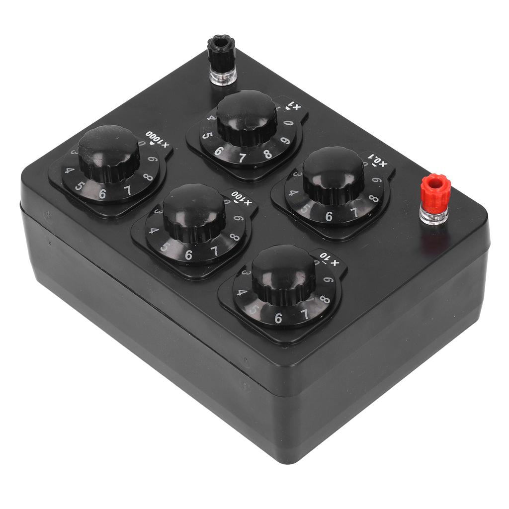 Регулируемый декадный резистор 0‑9999,9 Ом, переменный блок сопротивления, переменный десятичный лабораторный резистор