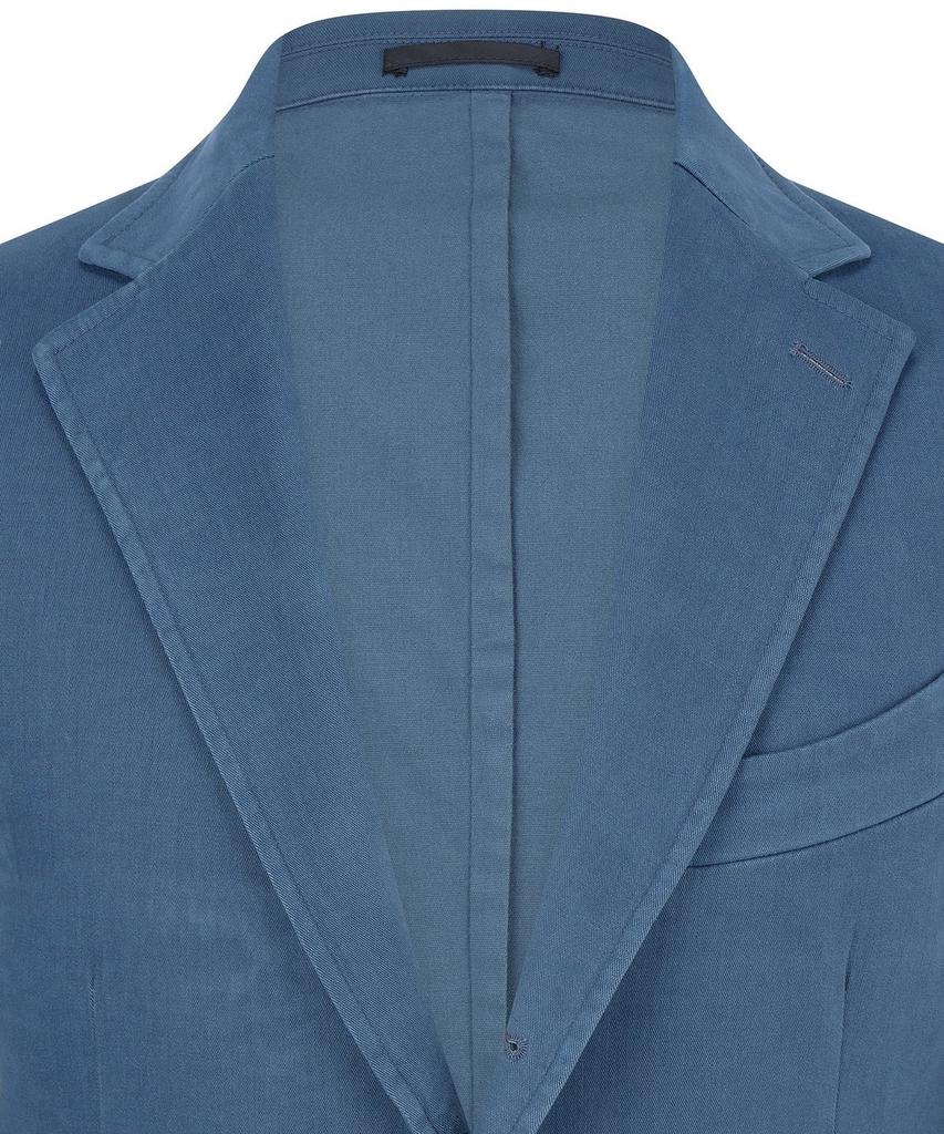 Man On The Boon Stretch Cotton Garment Washed Jacket_Navy 4714102002