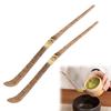 TokTech Bamboo Tea Scoop, 12 Piece, Approx. 18cm, Teaspoon, Made from Old Bamboo, Matcha Powder Scoop, Tea Utensil, Tea Ceremony Accessory (2) [Item]