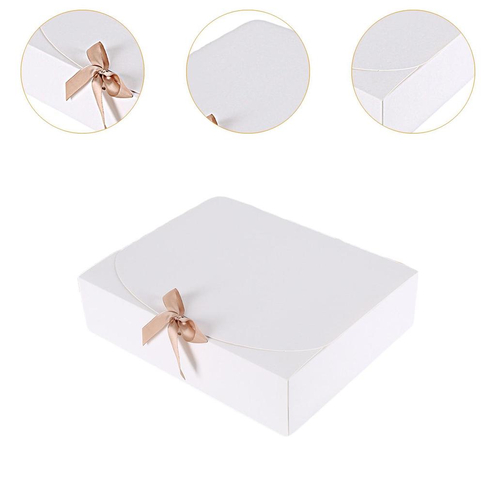 Gift Box with Lid Rectangle Paper Gift Box Gift Wrapping Box Bridesmaid Proposal Box Treat Box for Birthday Party Baby Shower