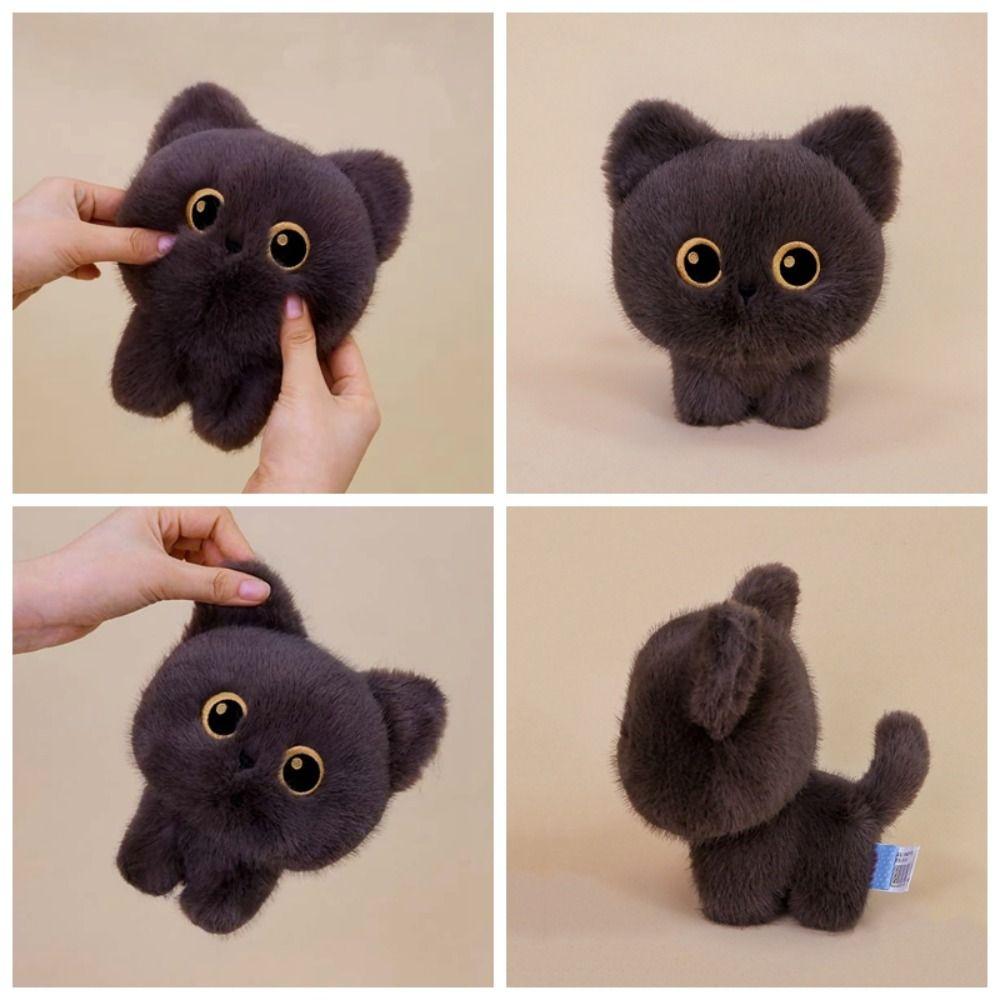 Siamese Cat Stuffed Doll Stuffed Animals Black Cat Plush Birthday Gifts Cat Plush Toy Kids Toy
